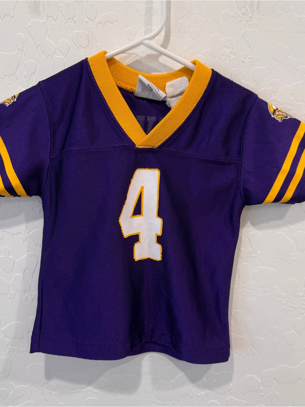 Minnesota Vikings Brett Favre Jersey Kids 18 Months Short Sleeve NFL Apparel